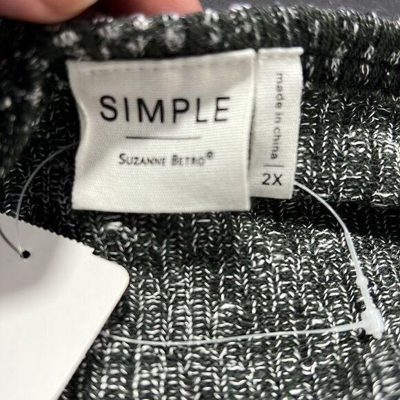 Simple by Suzanne Betro Plus Size Sweater Size 2X NEW #Z315 - Picture 2 of 7